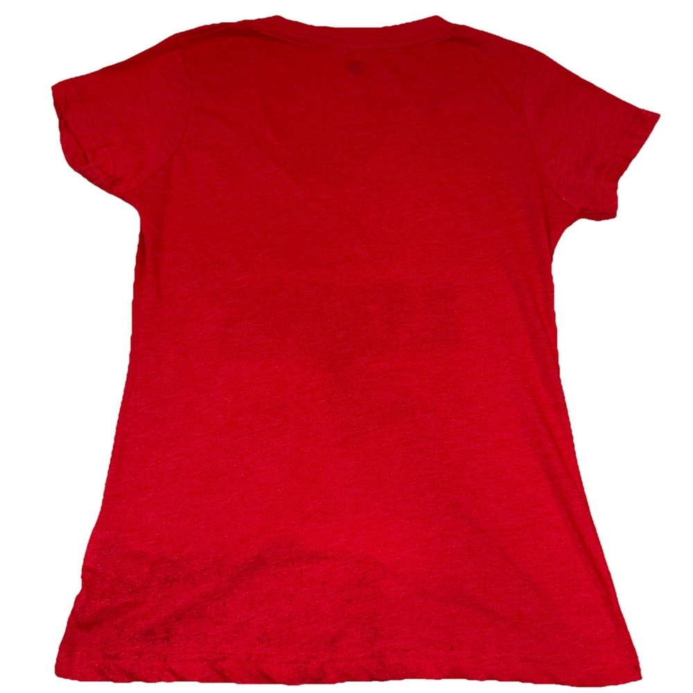 Chicago Blackhawks NHL Classic V-Neck Hockey T-Shirt Red Large - Picture 6 of 6